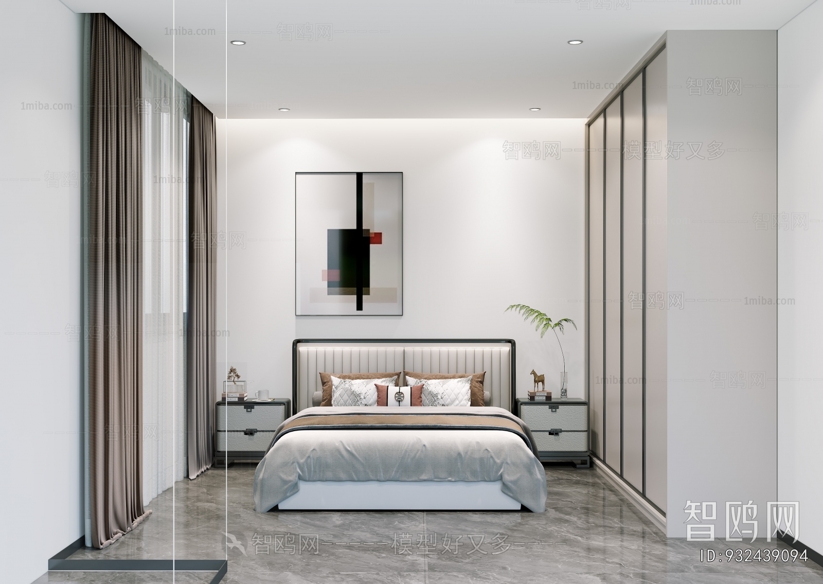 New Chinese Style Bedroom