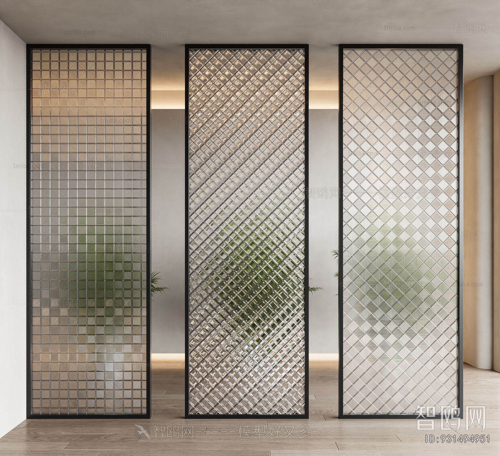 Modern Glass Screen Partition