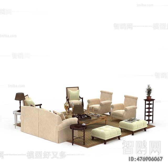 European Style Sofa Combination
