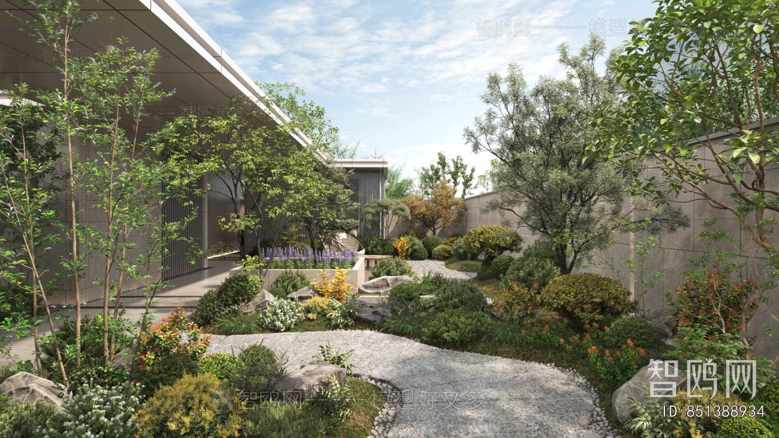 Modern Courtyard/landscape