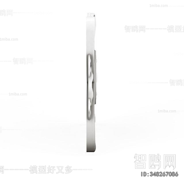 European Style Plaster Carved Top Plate