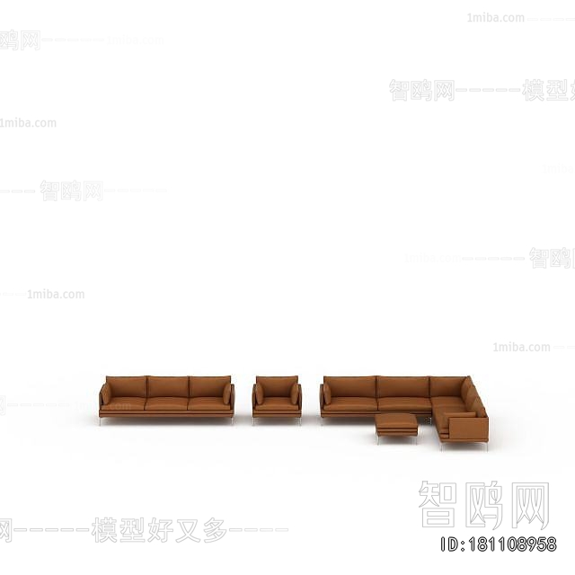 Modern Three-seat Sofa
