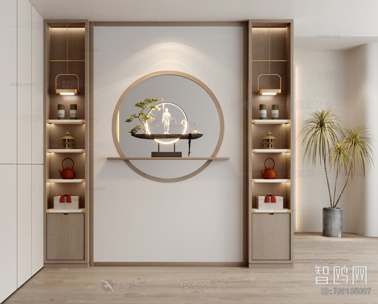 New Chinese Style Hallway