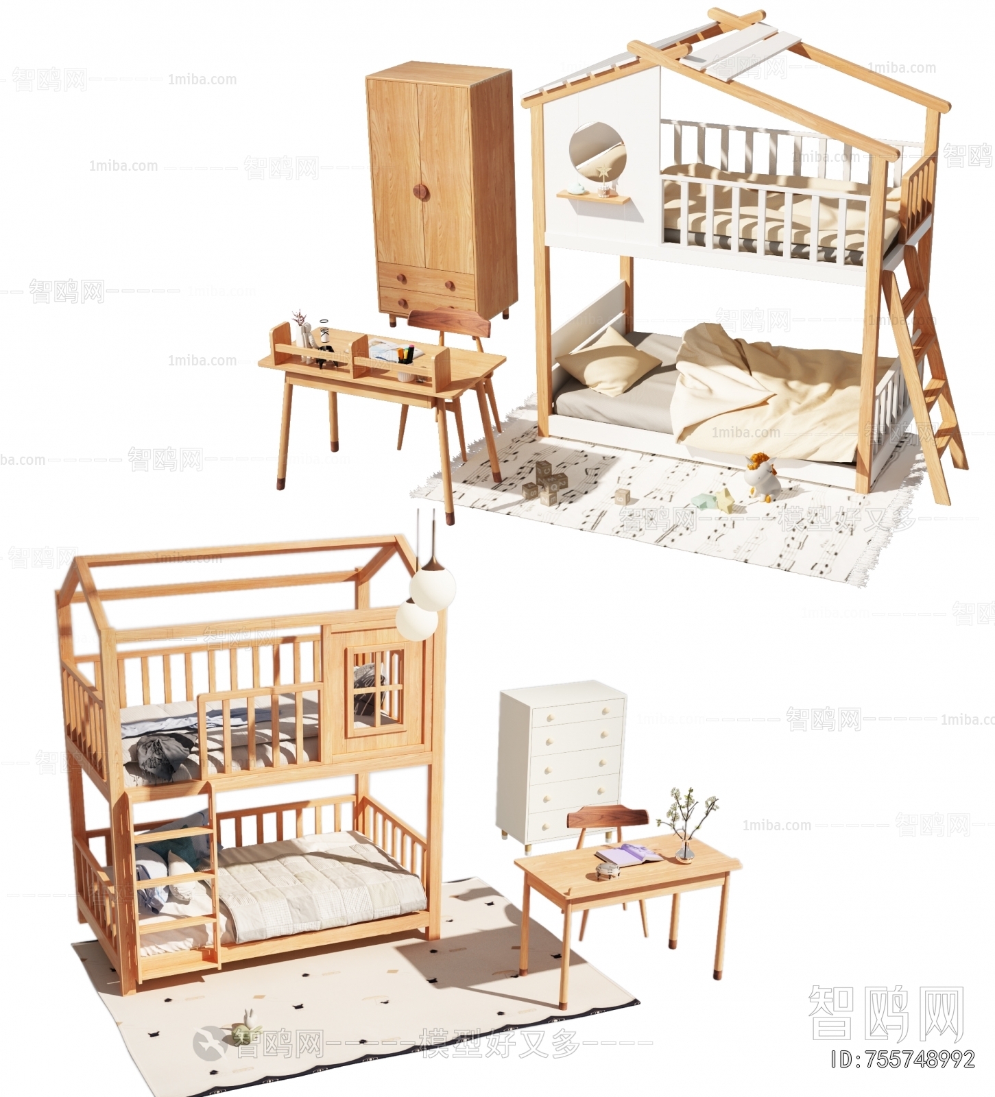 Nordic Style Bunk Bed