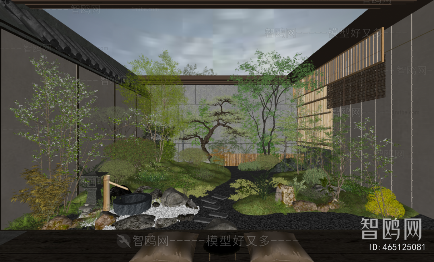 New Chinese Style Courtyard/landscape