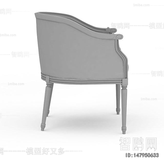 Simple European Style Single Sofa