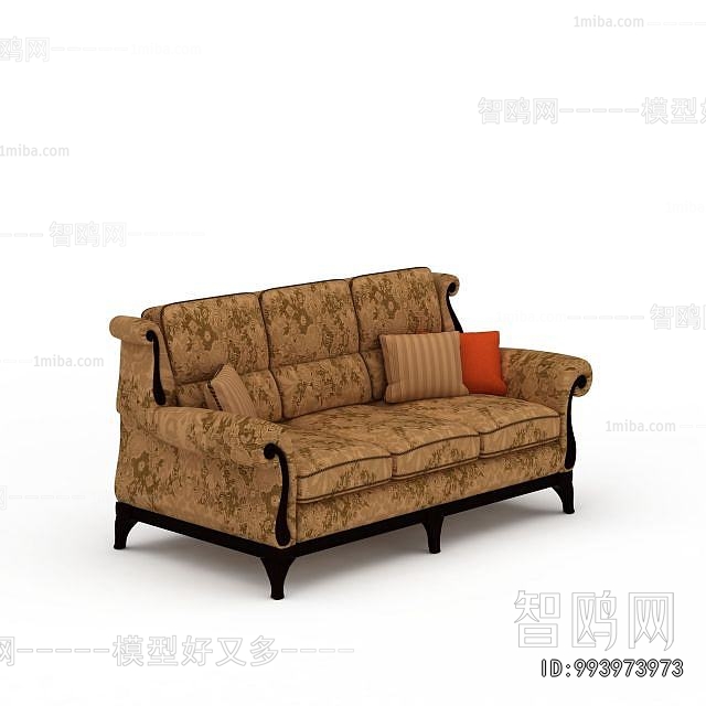 European Style Three-seat Sofa
