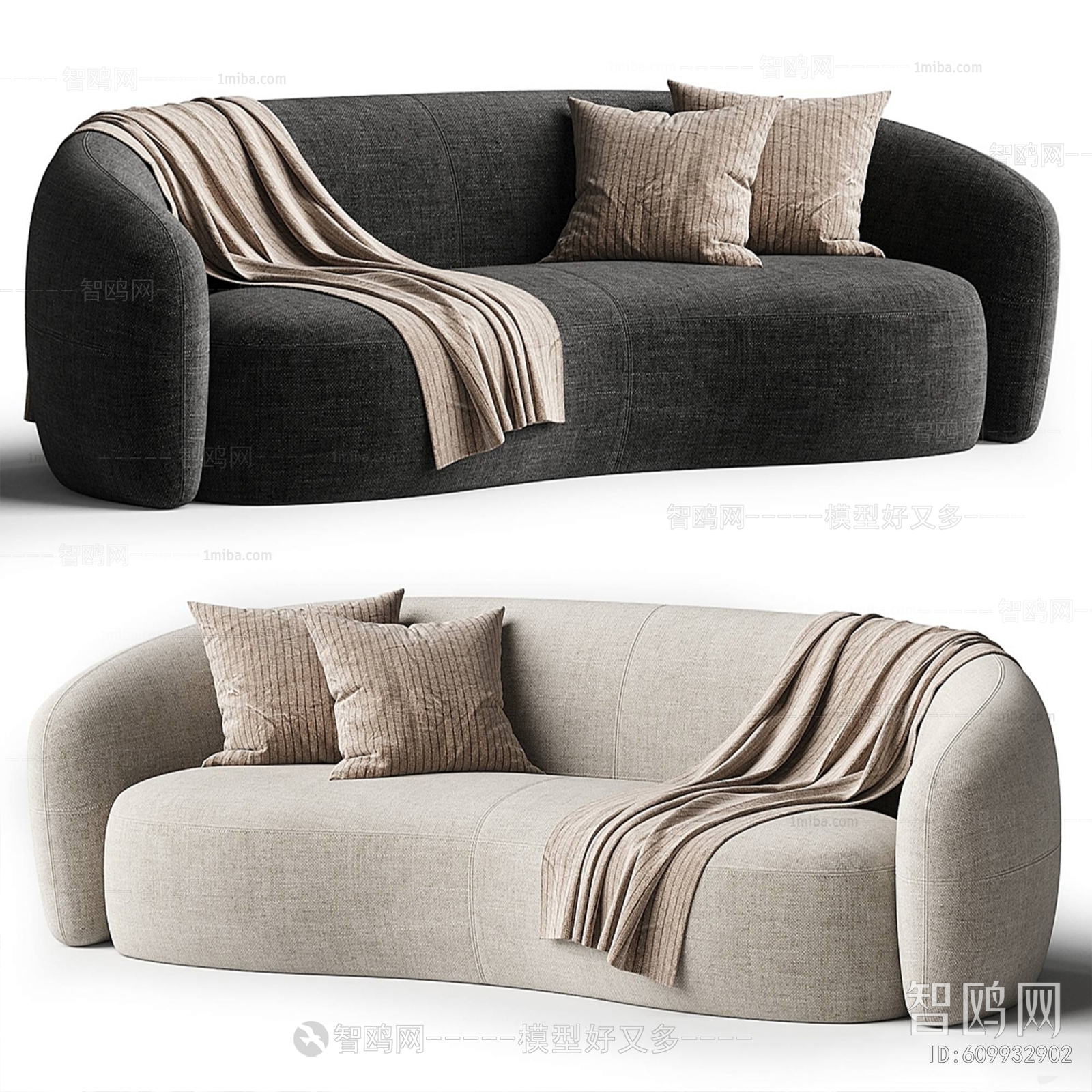 Modern Multi Person Sofa