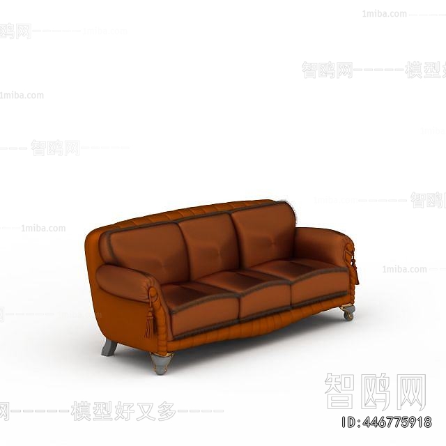 European Style Three-seat Sofa