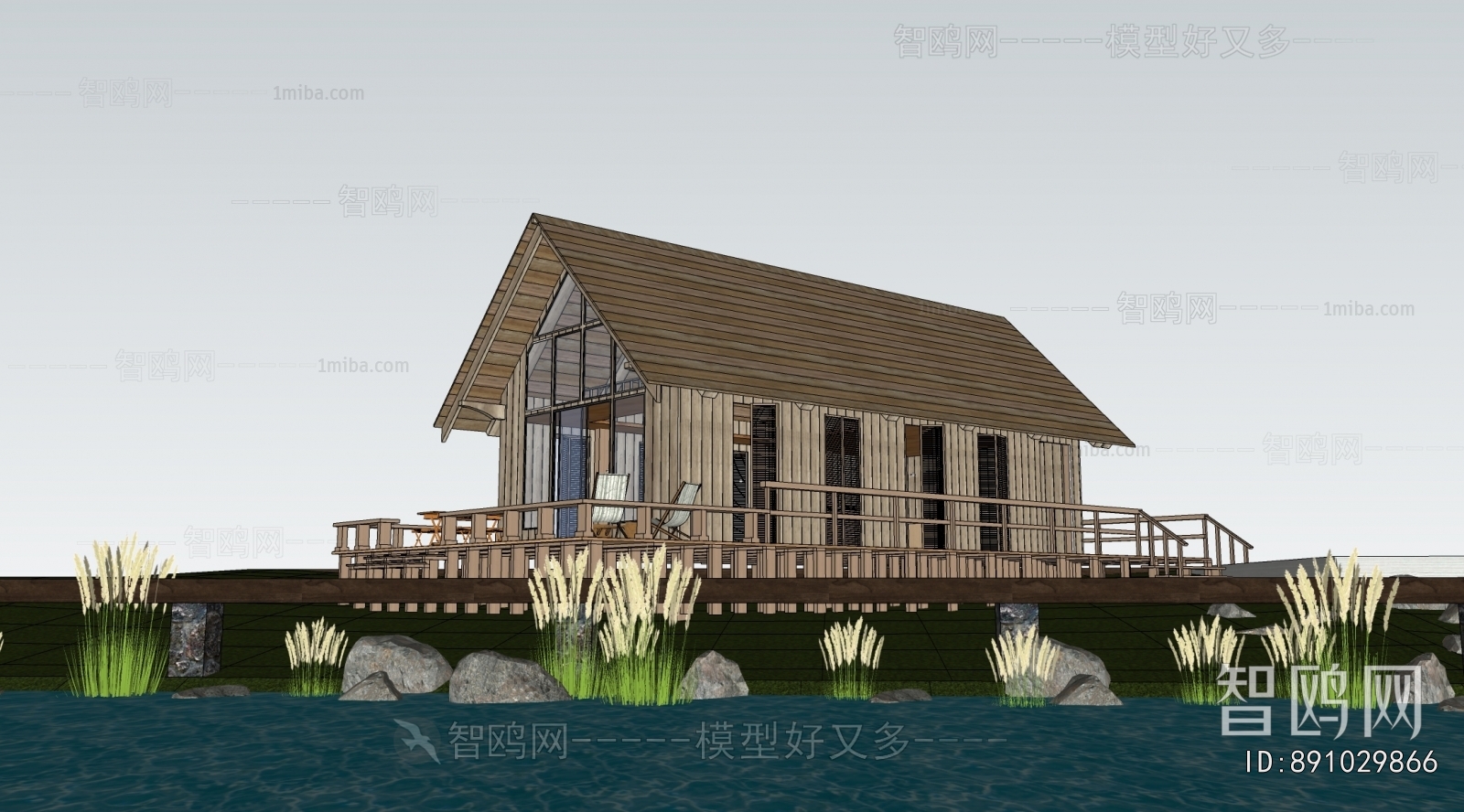 现代木屋民宿建筑