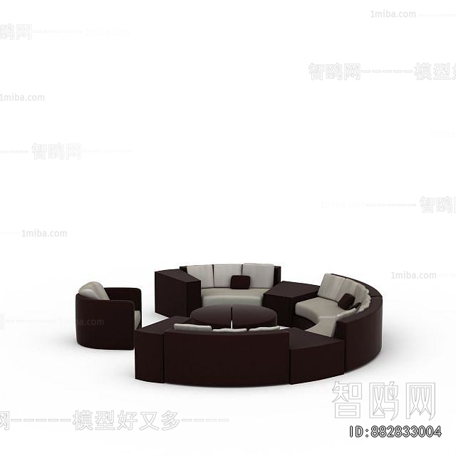 Modern Curved Sofa