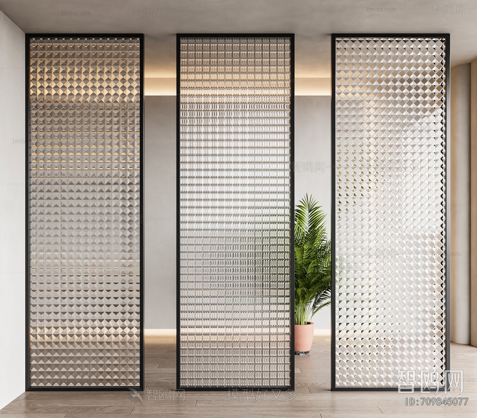 Modern Glass Screen Partition