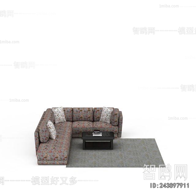 Idyllic Style Corner Sofa