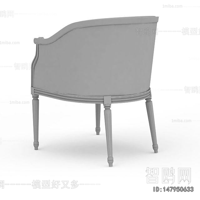 Simple European Style Single Sofa