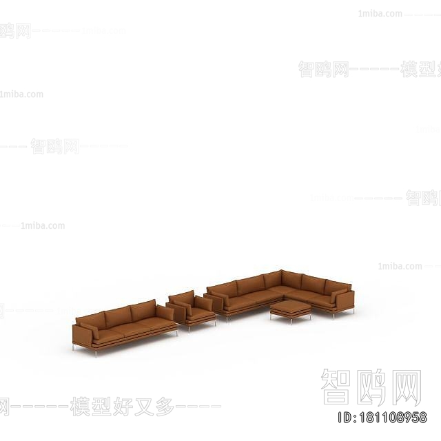 Modern Three-seat Sofa