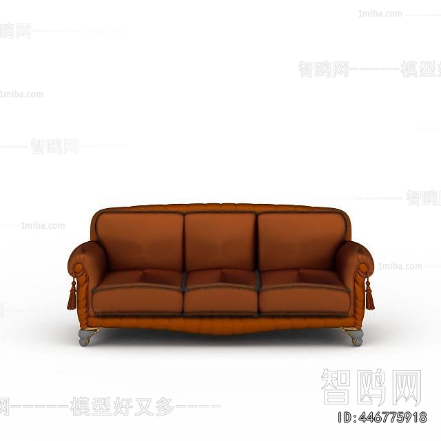 European Style Three-seat Sofa