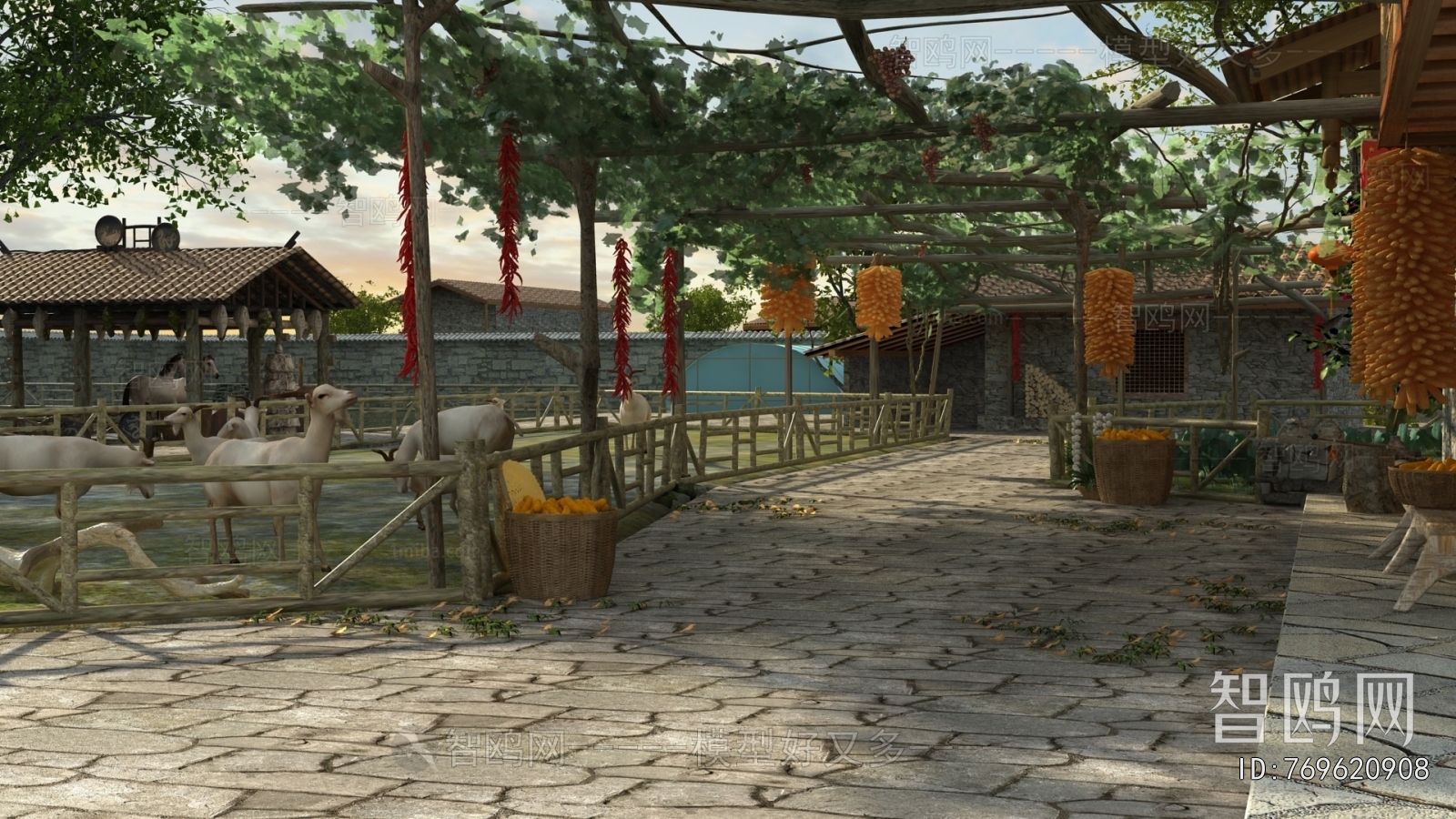 New Chinese Style Courtyard/landscape
