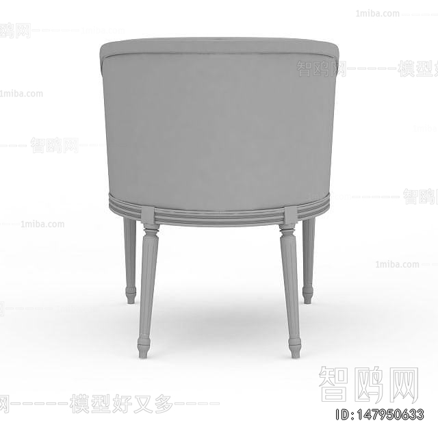 Simple European Style Single Sofa