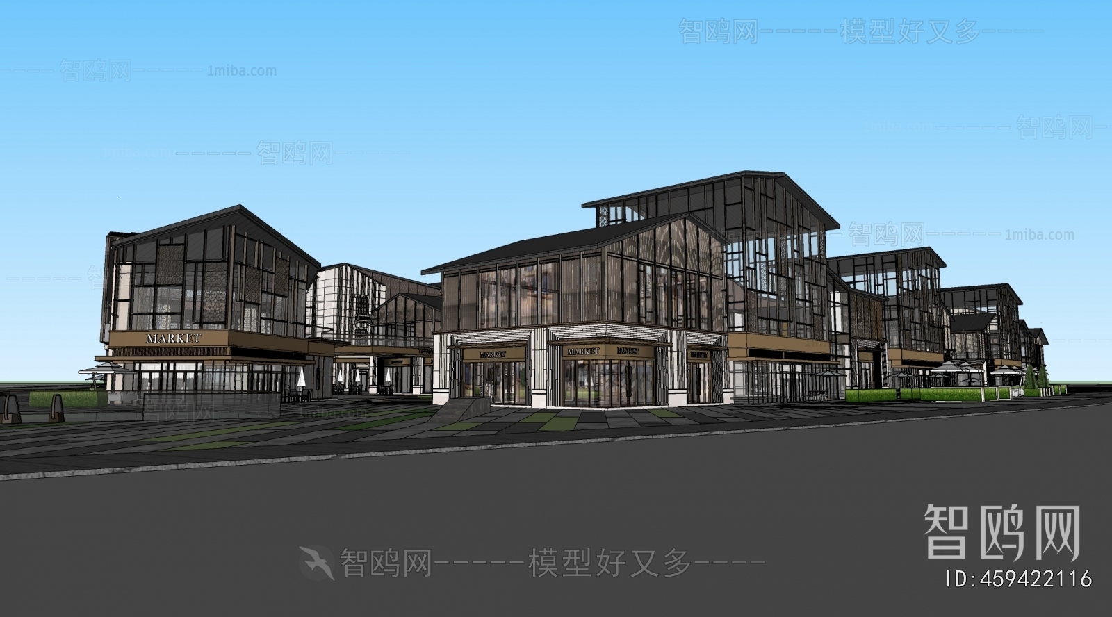 New Chinese Style Commercial Street