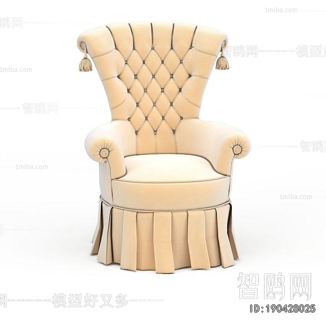 New Classical Style Single Sofa