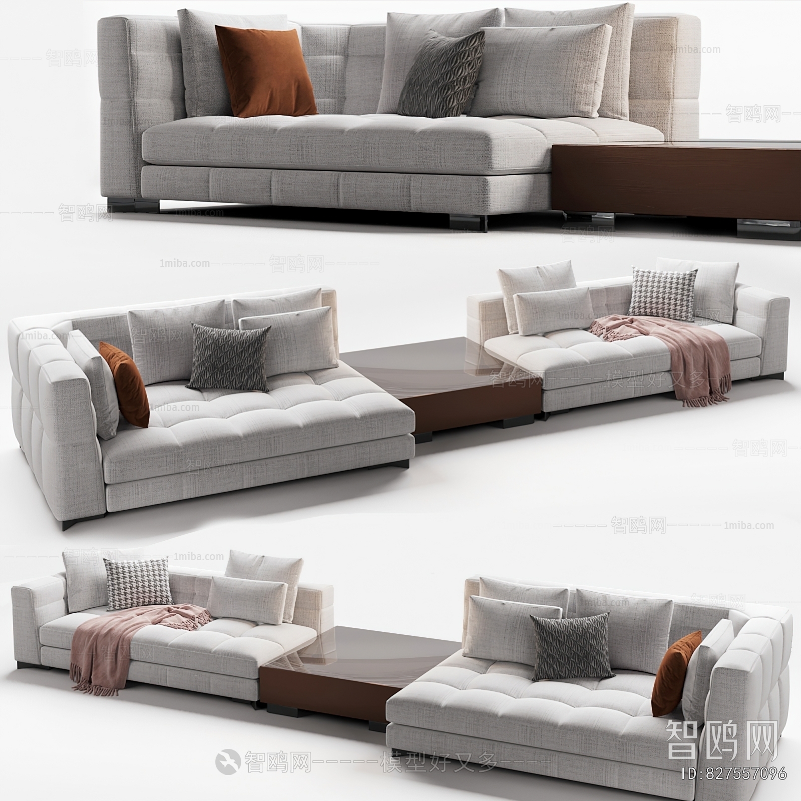 Modern Multi Person Sofa