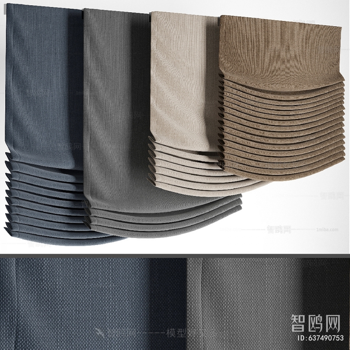 Modern Roman Curtain