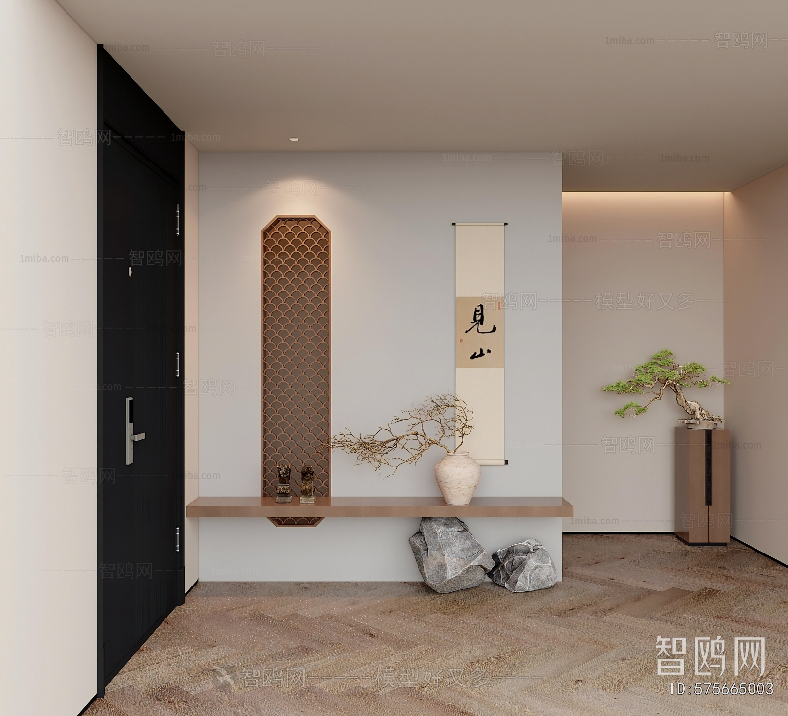 New Chinese Style Hallway