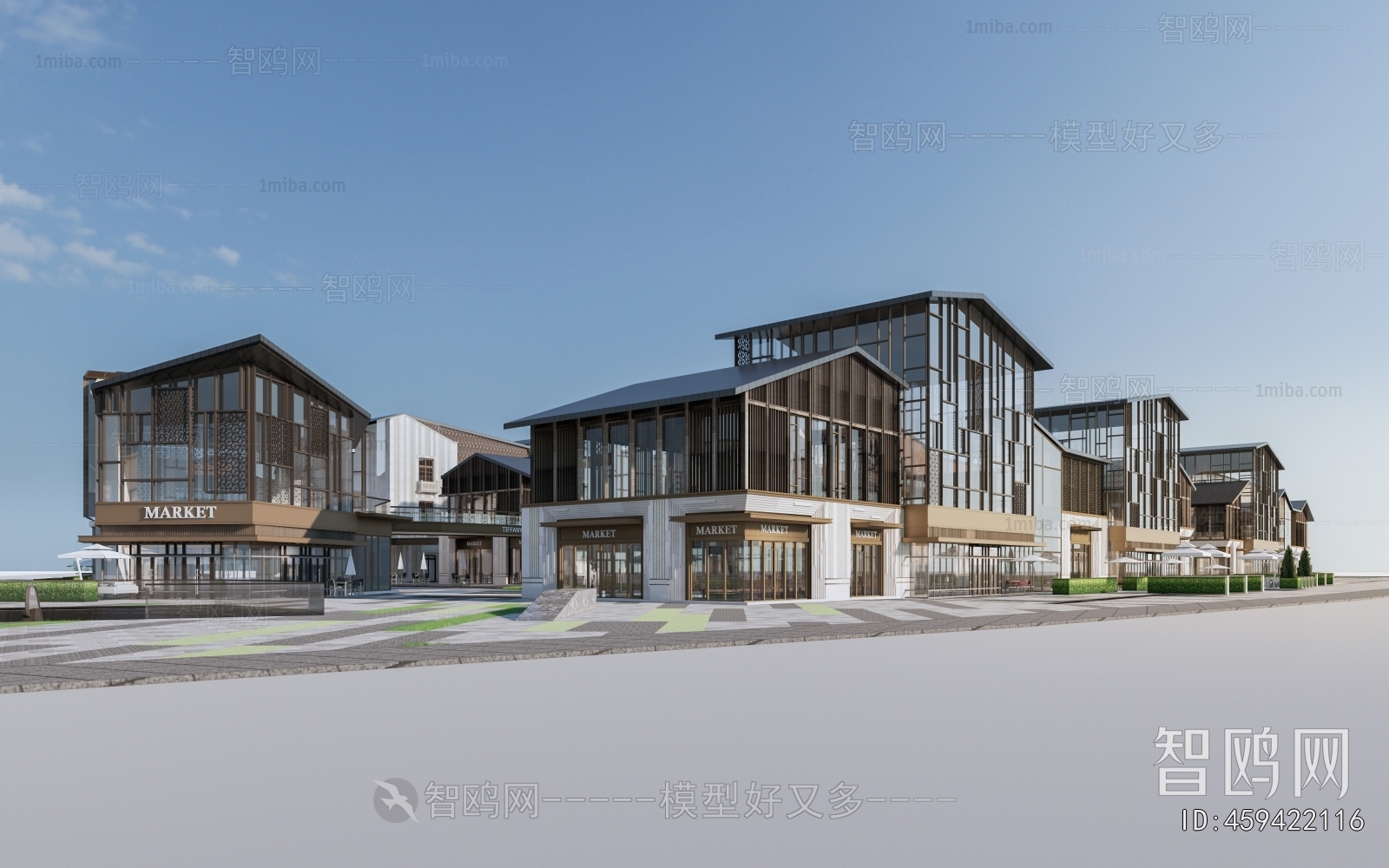 New Chinese Style Commercial Street