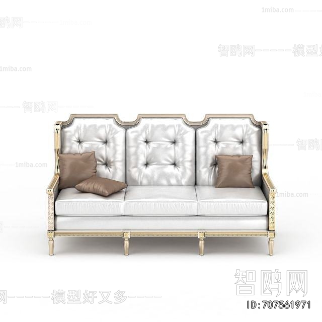European Style Three-seat Sofa