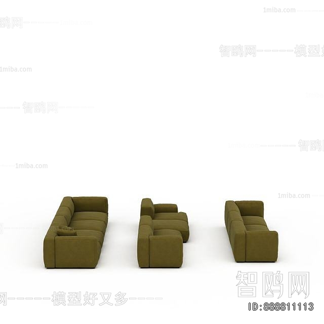 Modern Three-seat Sofa