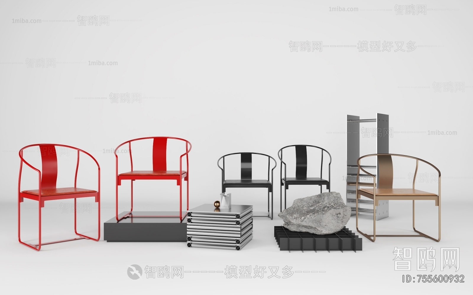 New Chinese Style Single Chair