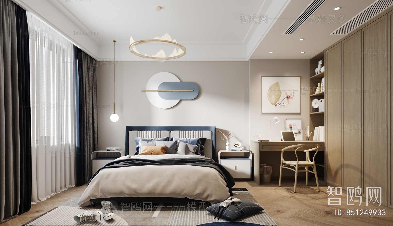 Modern Boy's Room And Son's Room