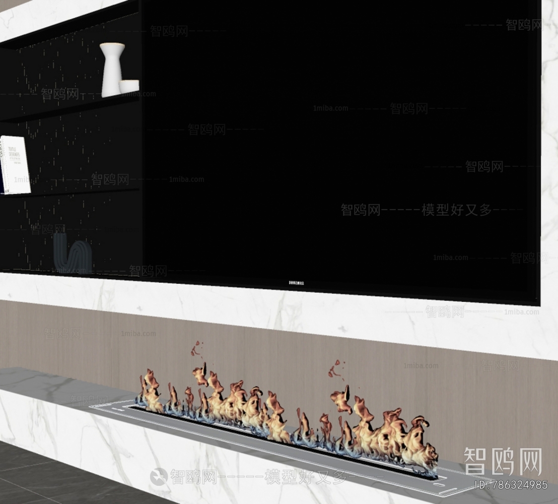 Modern Electronic Fireplace