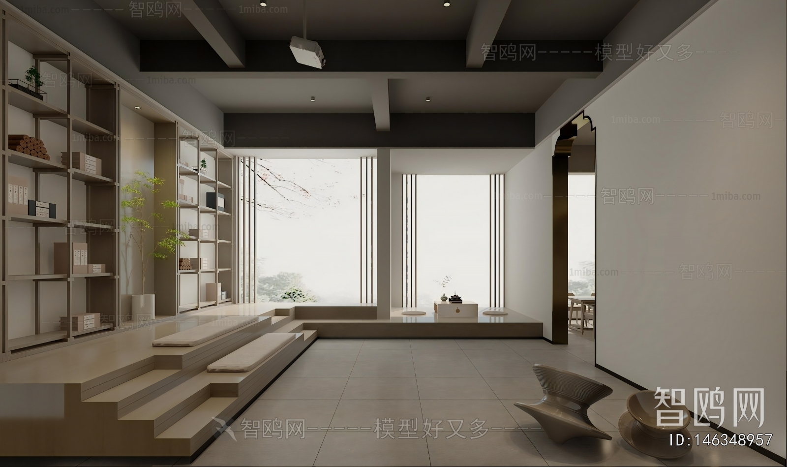 Modern Bookstore Book Bar