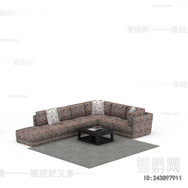 Idyllic Style Corner Sofa