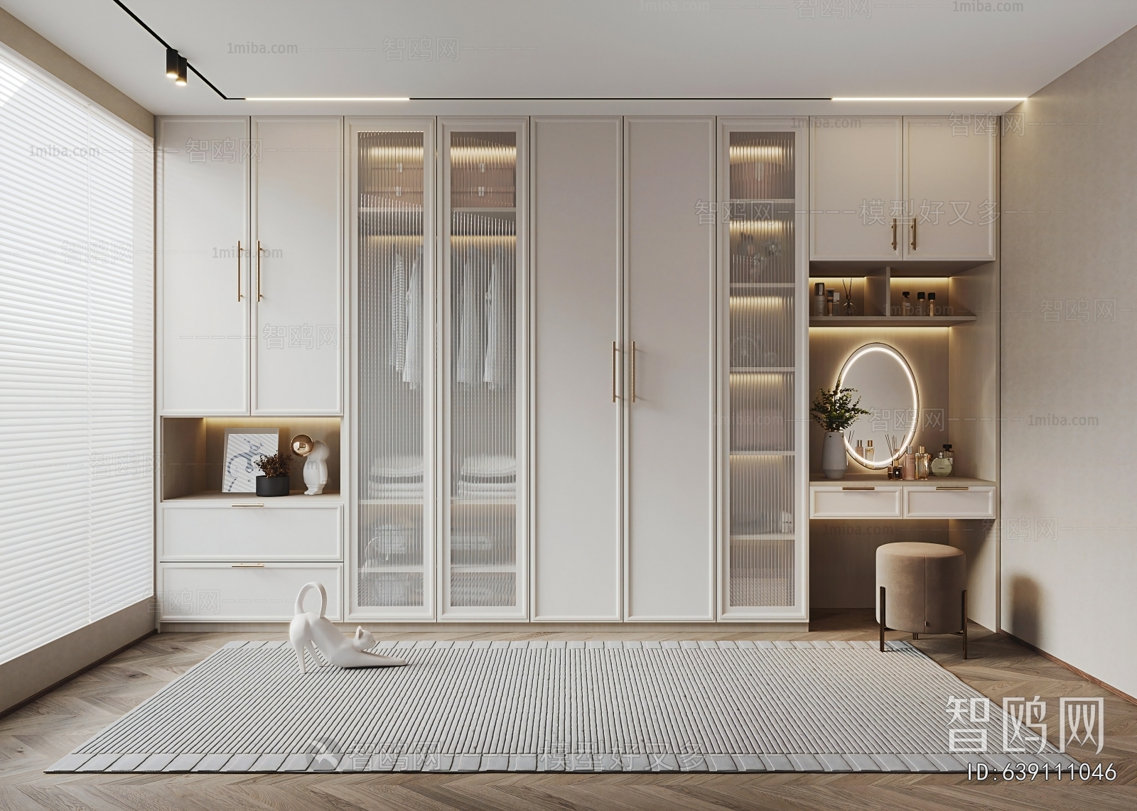 Modern Clothes Storage Area