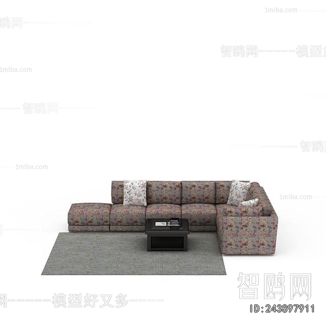 Idyllic Style Corner Sofa