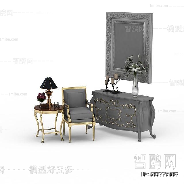 European Style Side Cabinet