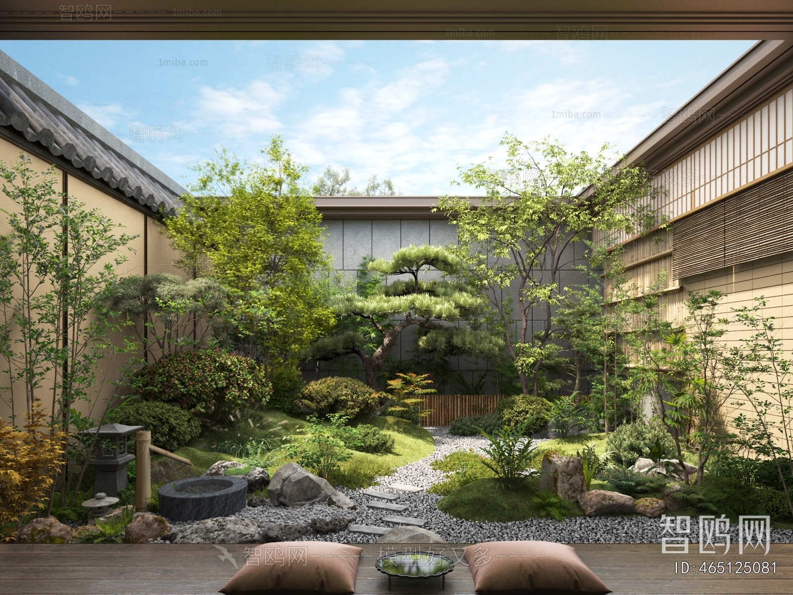 New Chinese Style Courtyard/landscape