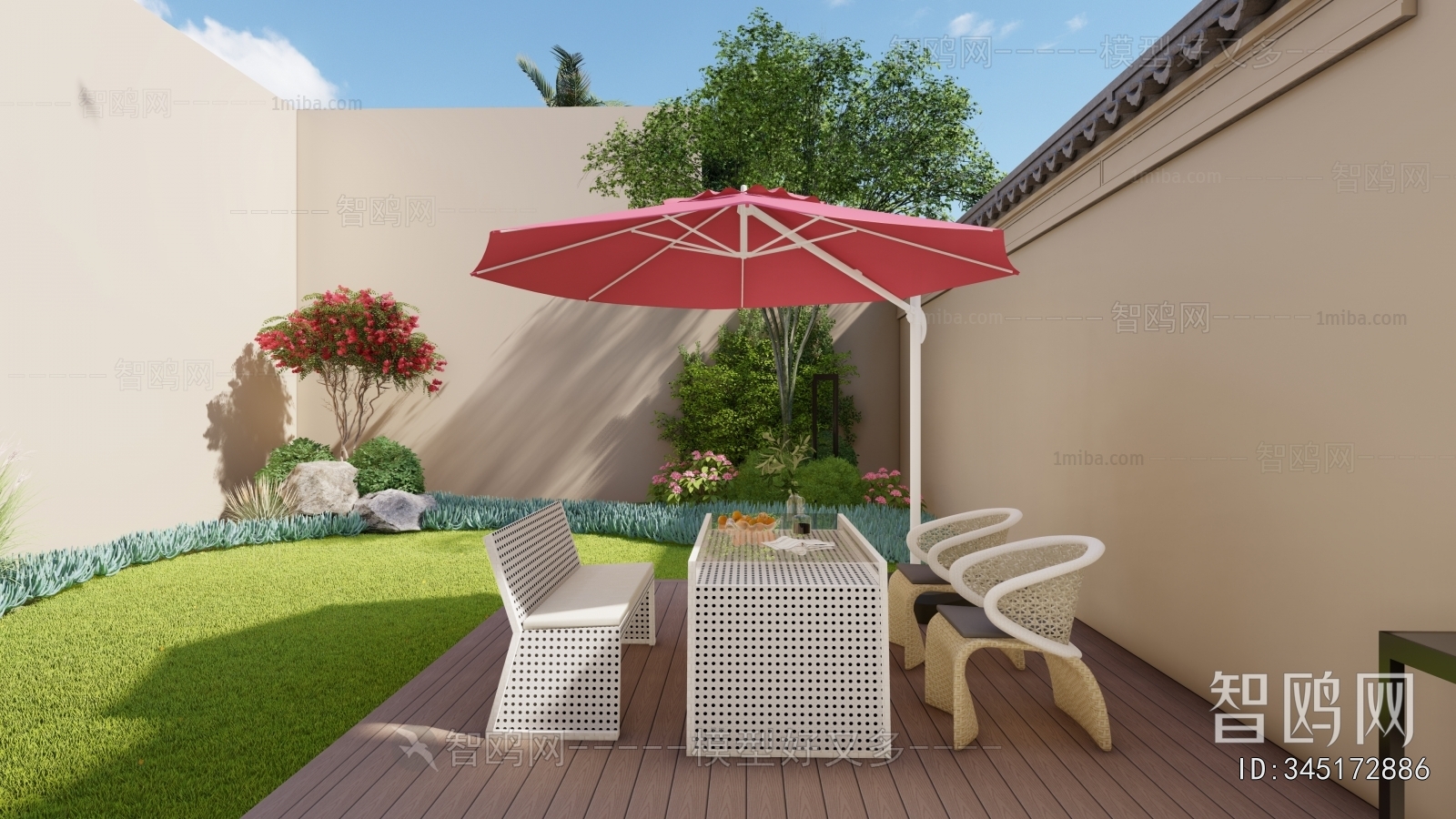 Modern Courtyard/landscape