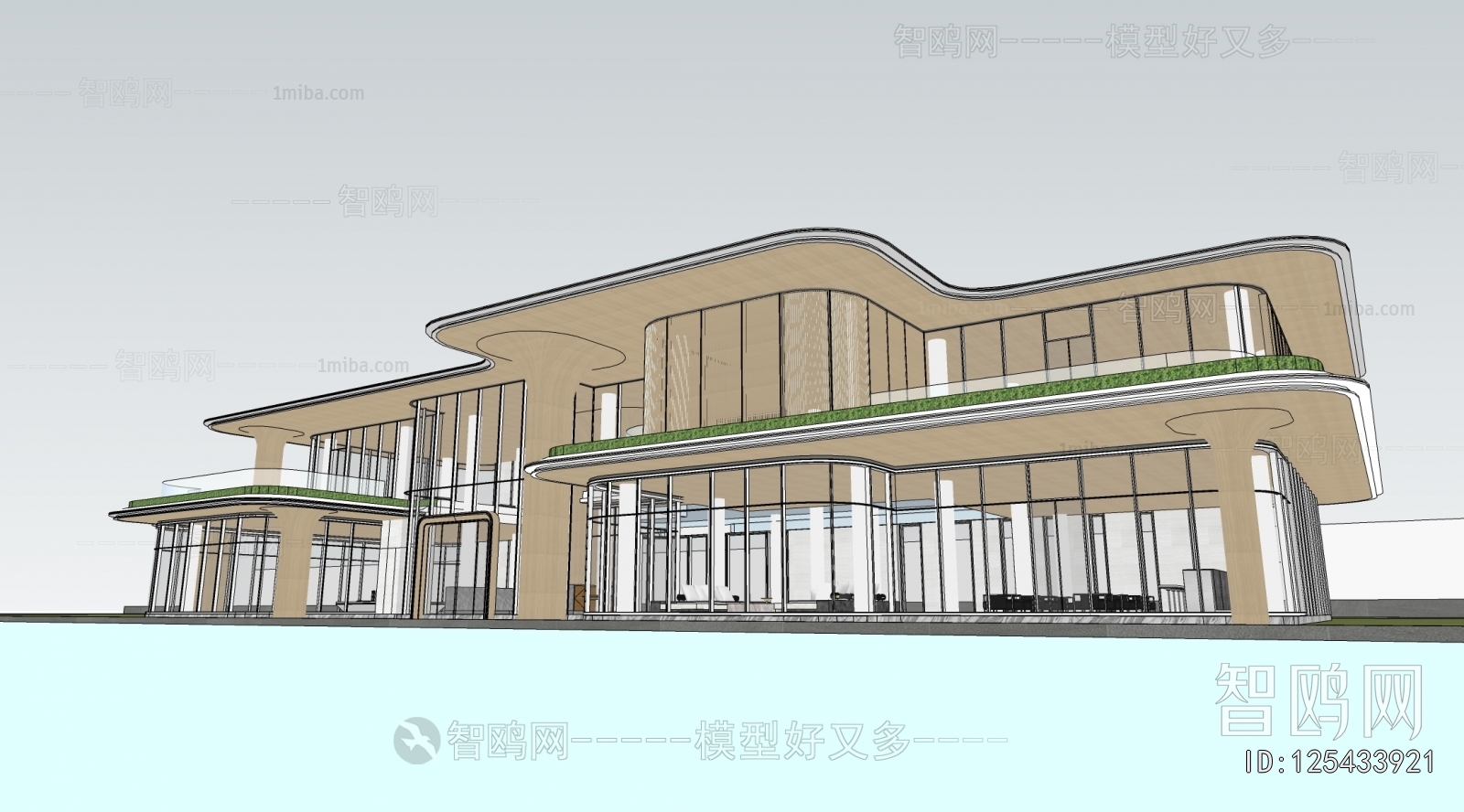 Modern Appearance Of Commercial Building