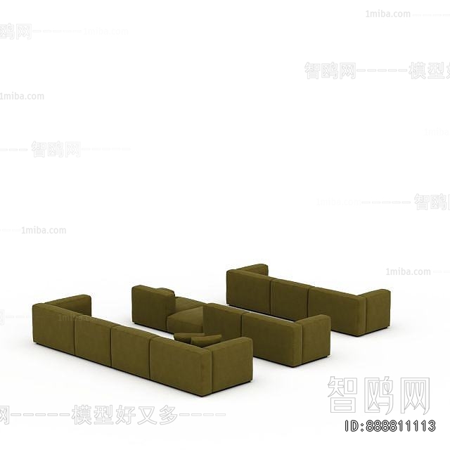 Modern Three-seat Sofa
