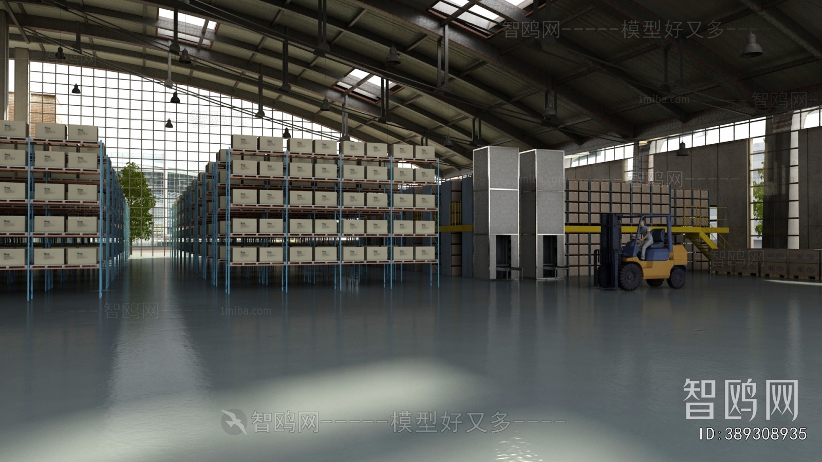 Modern Factory Floor/warehouse
