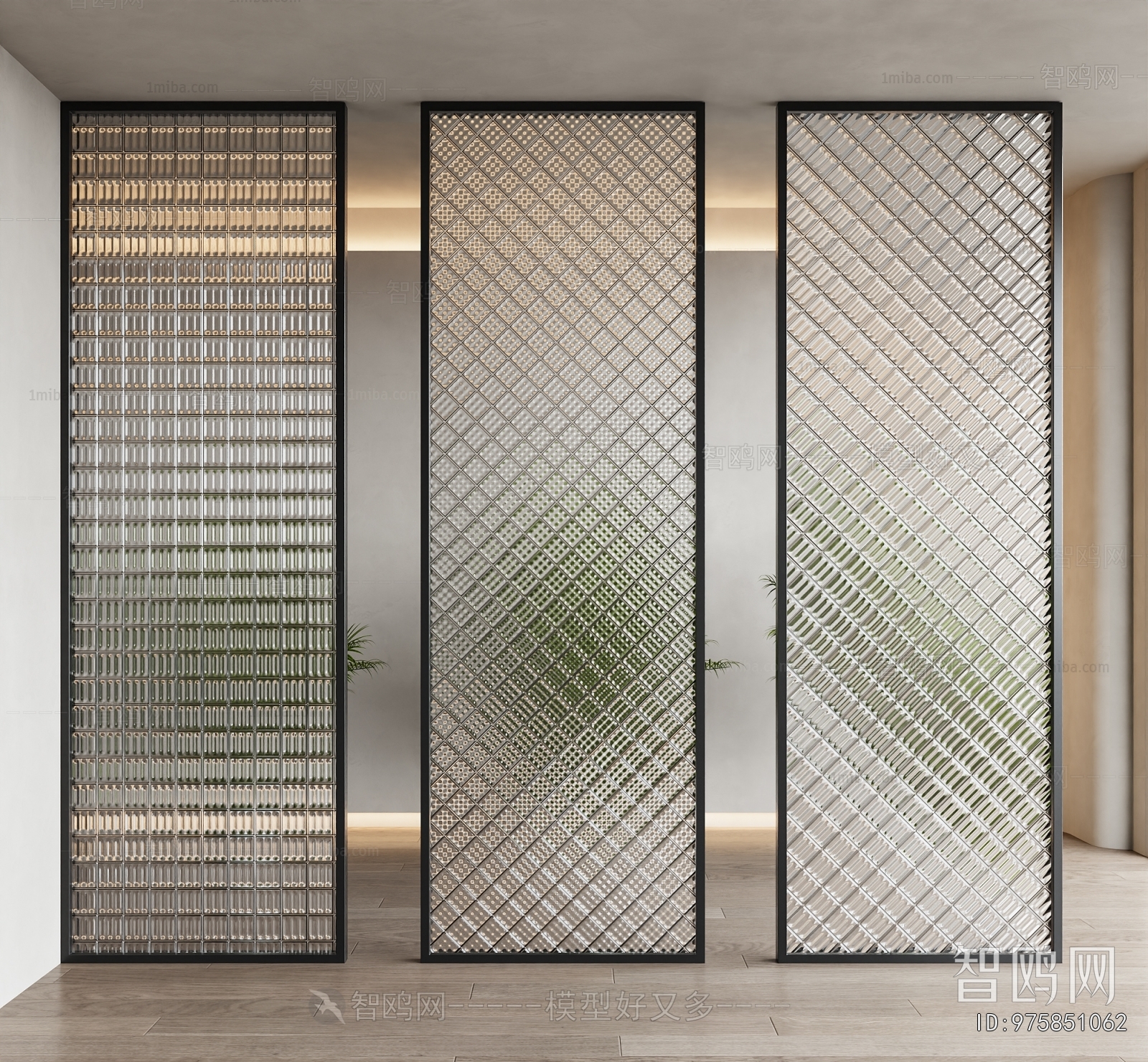 Modern Glass Screen Partition