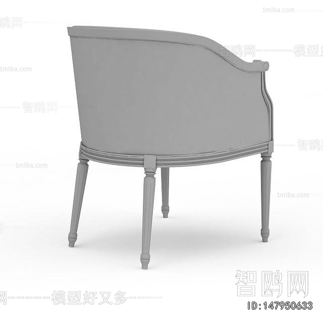 Simple European Style Single Sofa