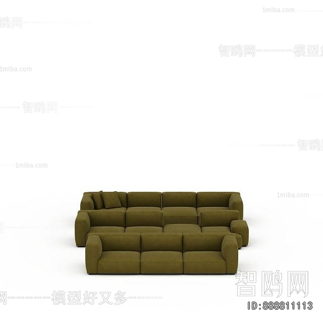 Modern Three-seat Sofa