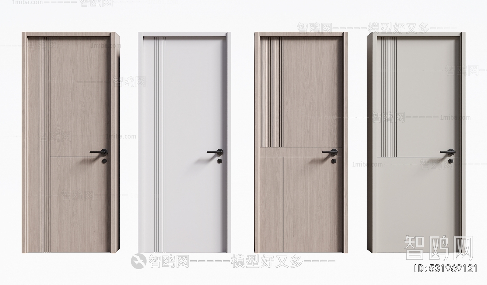 Modern Single Door