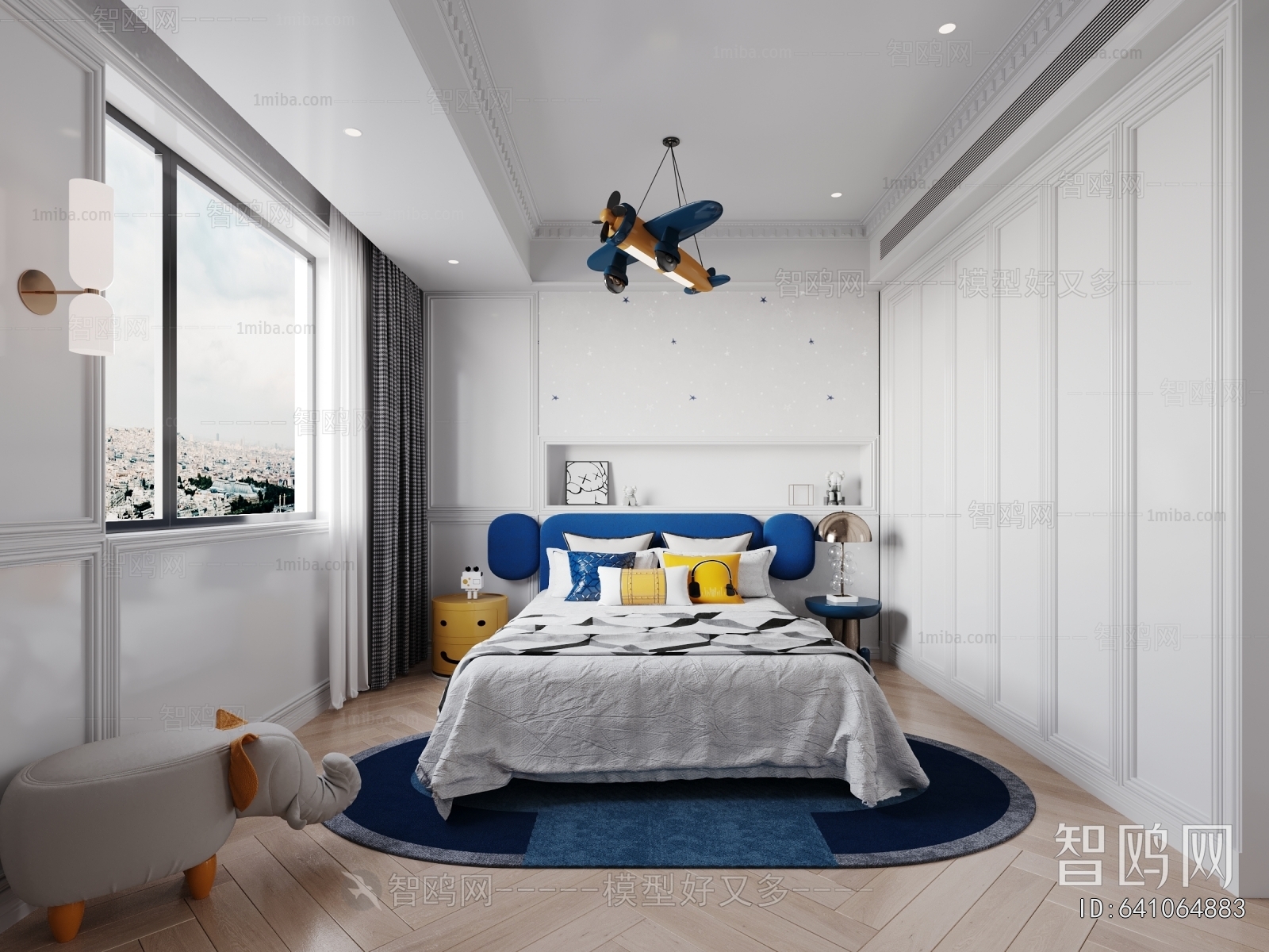 Modern Boy's Room And Son's Room