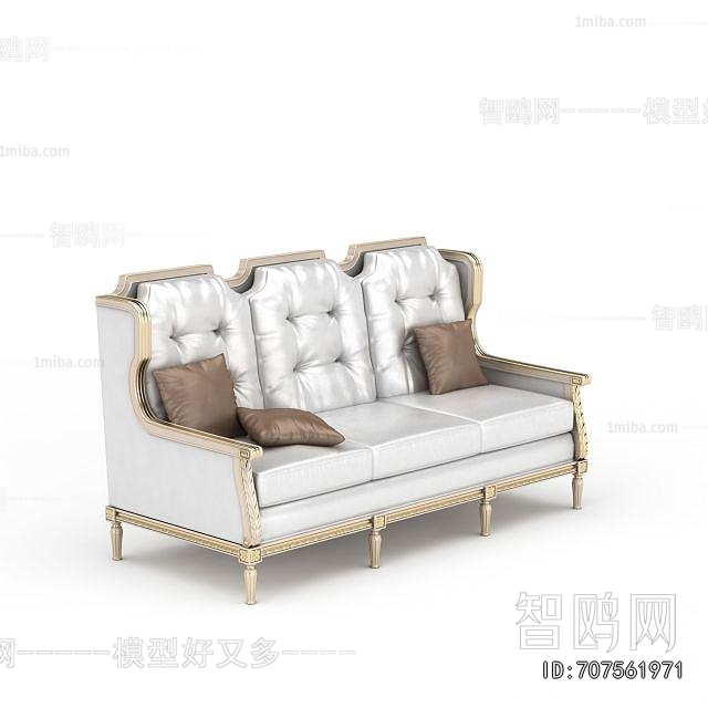 European Style Three-seat Sofa
