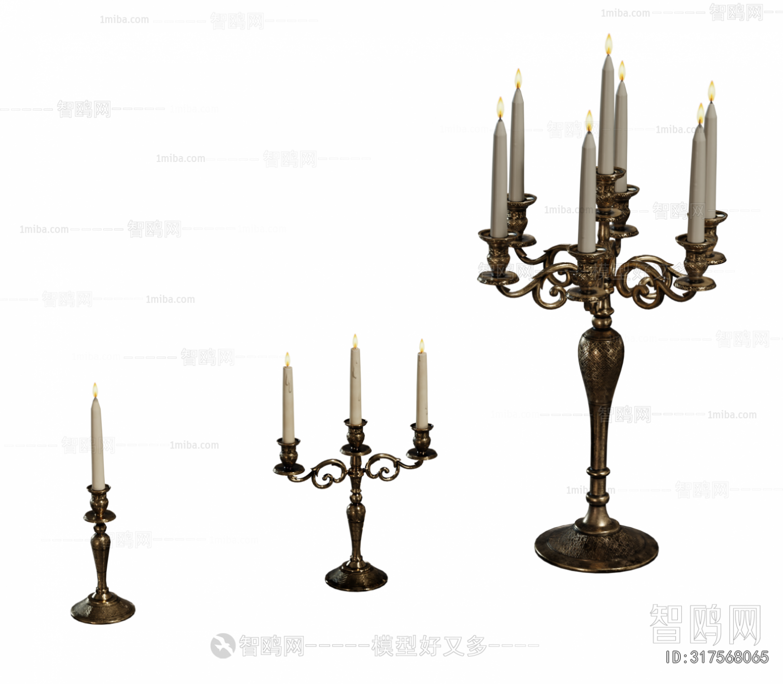 European Style Candles/Candlesticks